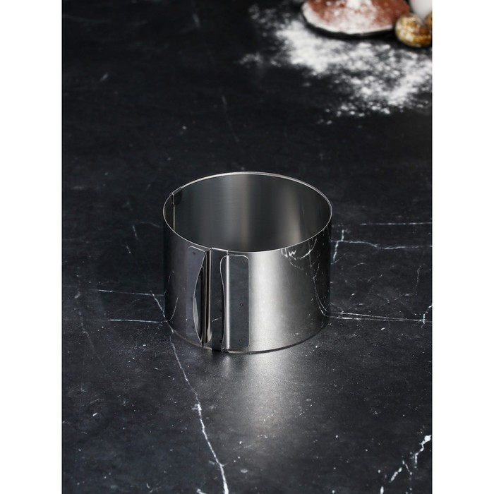 Форма для выпечки и выкладки с регулировкой размера «Круг», h-12 см, d-20-38 см Форма для выпечки и выкладки с регулировкой размера «Круг», h-12 см, d-20-38 см