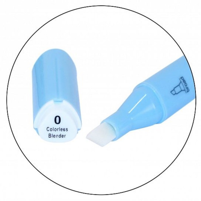 Маркер художественный блендер LOREX  Маркер художественный блендер LOREX "SIMPLE", двусторонний, наконечник: кисть (1.0 мм) и скошенный (6.0 мм), спиртовой