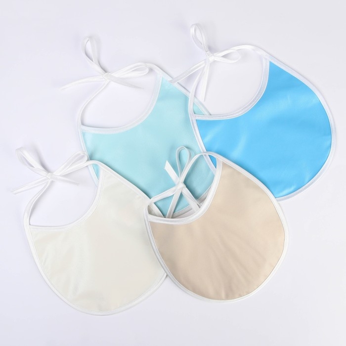 Нагрудник из клеёнки с ПВХ-покрытием, на завязках, цвета МИКС Нагрудник из клеёнки с ПВХ-покрытием, на завязках, цвета МИКС