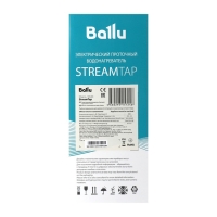 Водонагреватель Ballu StreamTap, проточный, 3.3 кВт, белый