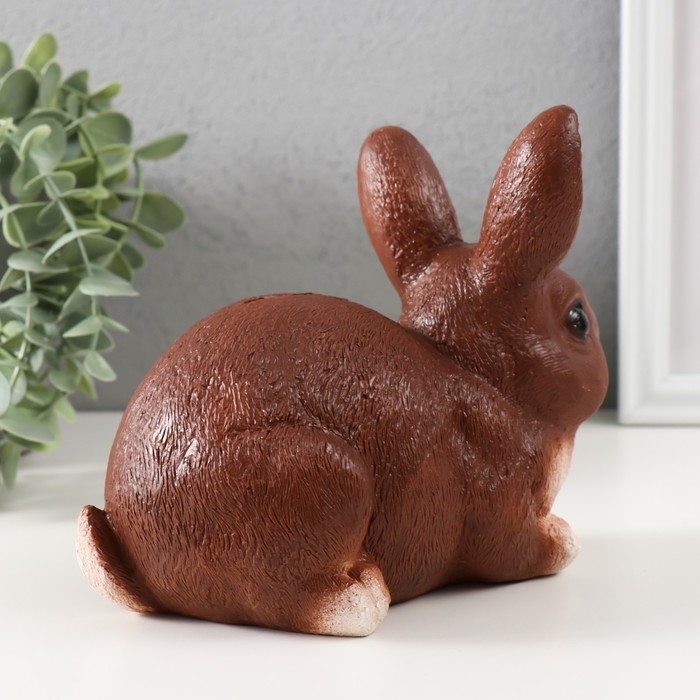 Копилка Копилка "Кролик №1 Рыжий" высота 14 см, ширина 10 см, длина 18 см