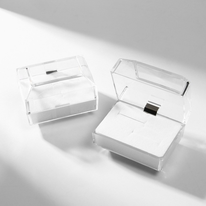 Футляр пластиковый под набор «Сундучок», 6,5×4,5 вставка белая Футляр пластиковый под набор «Сундучок», 6,5×4,5 вставка белая