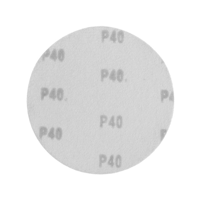 Круг абразивный шлифовальный под Круг абразивный шлифовальный под "липучку" ТУНДРА, 125 мм, Р40, 10 шт.