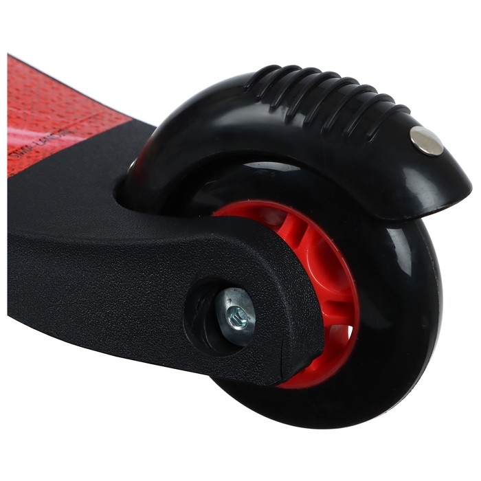 Cамокат GRAFFITI Drive, колёса PU 110/75 мм, ABEC 7, цвет красный Cамокат GRAFFITI Drive, колёса PU 110/75 мм, ABEC 7, цвет красный