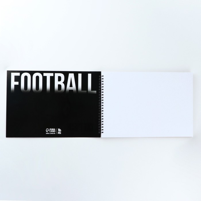 Скетчбук А4, 40 л. 100 г/м «Футбол» Скетчбук А4, 40 л. 100 г/м «Футбол»