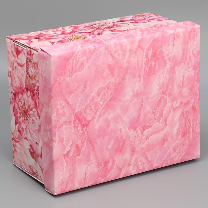Коробка подарочная складная, упаковка, «Цветы», 31 х 25.5 х 16 см Коробка подарочная складная, упаковка, «Цветы», 31 х 25.5 х 16 см