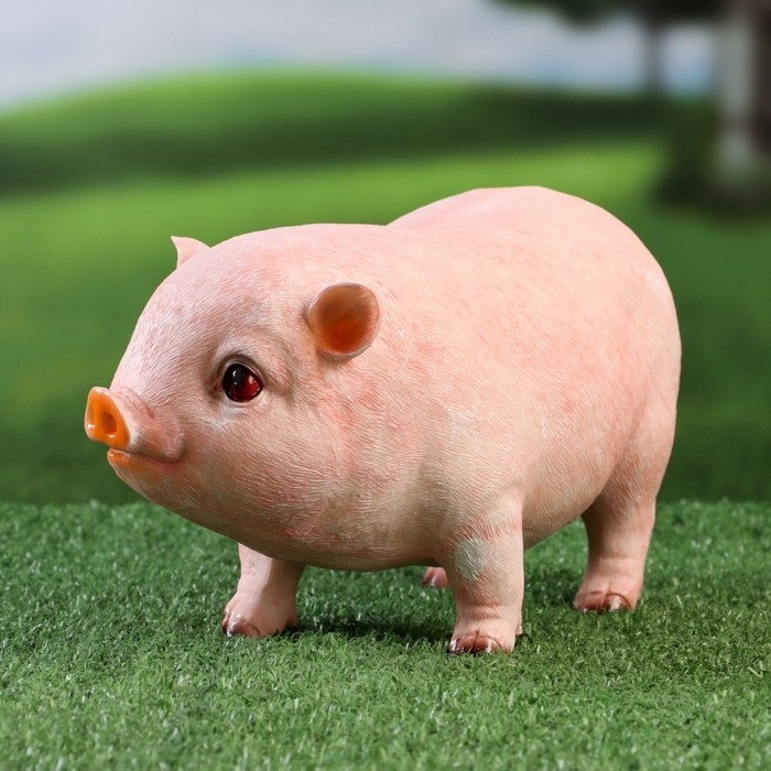 Садовая фигура  Садовая фигура "Поросенок" 12х10х16см  МИКС