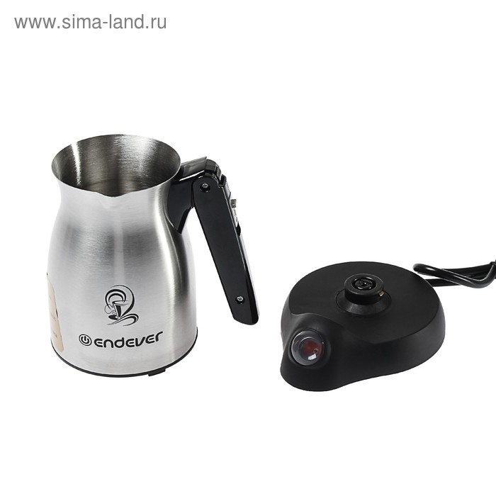 Турка электрическая Endever Costa-1005, 800 Вт, 0.3 л, серебристая Турка электрическая Endever Costa-1005, 800 Вт, 0.3 л, серебристая
