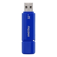 Флешка Smartbuy 32GBDK-B, 32 Гб, USB2.0, чт до 25 Мб/с, зап до 15 Мб/с, синяя