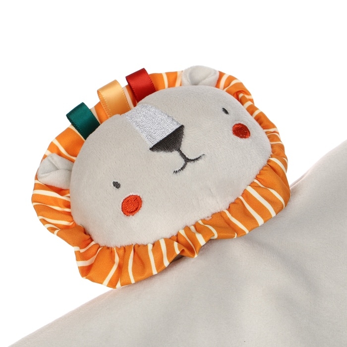 Комфортер - игрушка «Львенок Леон», погремушка, прорезыватель, цвет серый, Крошка Я Комфортер - игрушка «Львенок Леон», погремушка, прорезыватель, цвет серый, Крошка Я