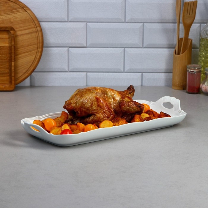 Блюдо «Идилия», 1.2 л, фарфор, Иран Блюдо «Идилия», 1.2 л, фарфор, Иран