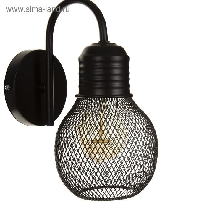 Бра  Бра "Винтаж" 1xE27 40Вт черный 12х19х23 см.