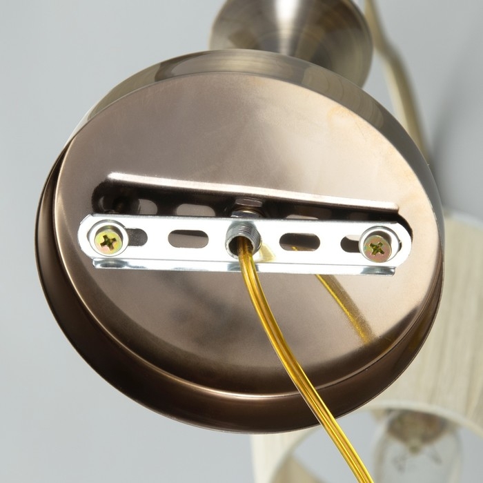 Люстра Люстра "Авиталь" 3xЕ14 40Вт бронза 58х58х80 см BayerLux