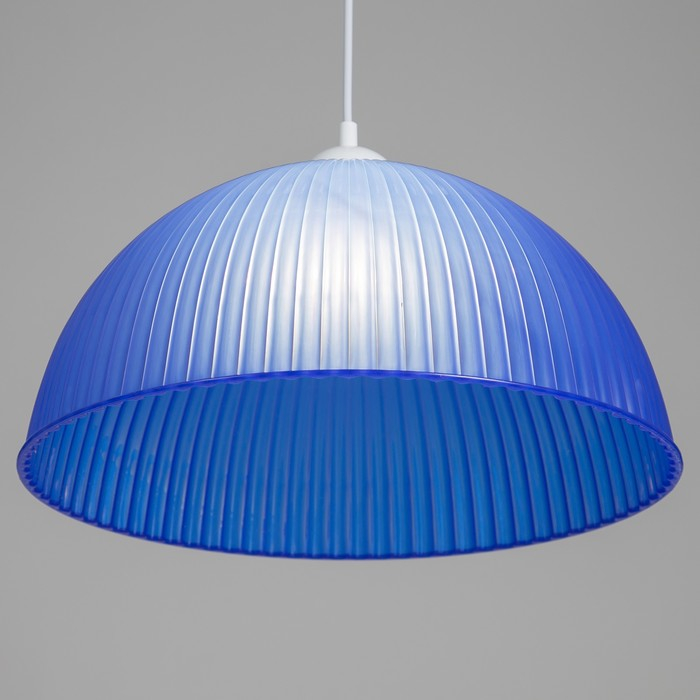 Люстра BayerLux Подвес BayerLuxная "Волна" E27 15Вт синий 40х40х18(+60)см