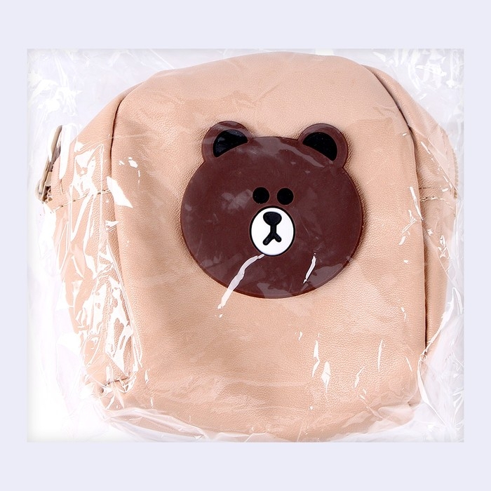 Сумка для куклы «Мишка», цвет бежевый Сумка для куклы «Мишка», цвет бежевый