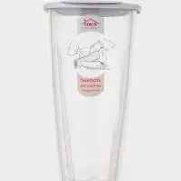Ёмкость для хранения сыпучих продуктов IDEA, 1.5 л, пластик, МИКС