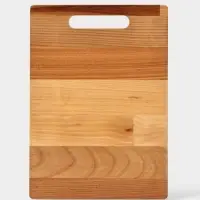 Доска разделочная, пропитана маслом, береза, 25х18х1,8/1,6 см