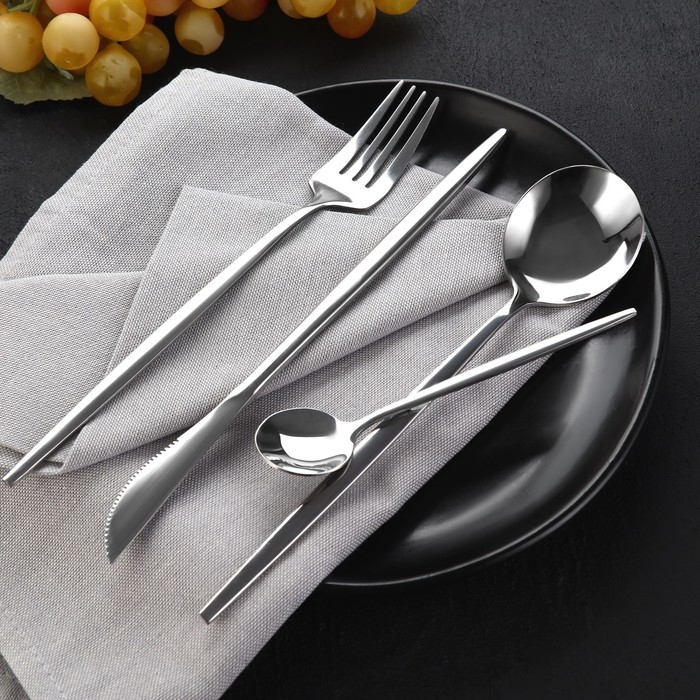 Столовые приборы из нержавеющей стали &laquo;Самая нежная&raquo;, 4 предмета