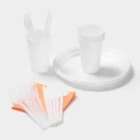 Набор одноразовой посуды Мистерия &laquo;Пикничок&raquo;, на 6 персон, пластик, МИКС