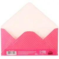 Конверт для денег, 17 х 8,5 см «С днём рождения», Минни Маус