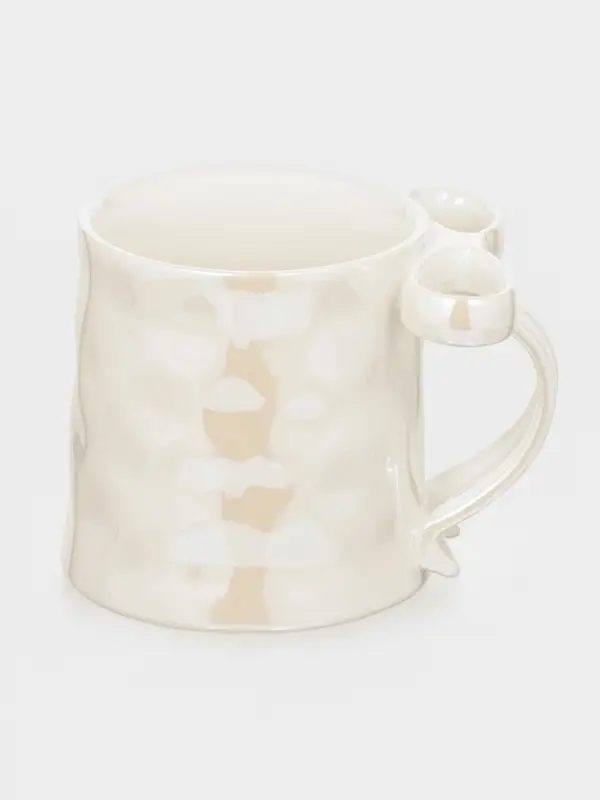 Кружка 350 ид Кружка 350 ид "Бантик" 8,5х9 см белый бант