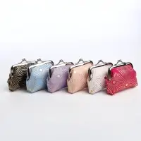 Кошелёк-монетница на фермуаре, 9&times;1.5&times;6.5 см, МИКС