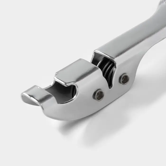 Открывашка с ножеточкой Доляна, 14 см, хромированная