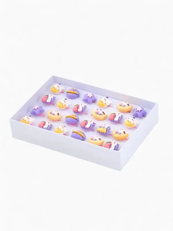 Кольцо «Выбражулька» единороги с космосе, форма МИКС, цветное, безразмерное Кольцо «Выбражулька» единороги с космосе, форма МИКС, цветное, безразмерное