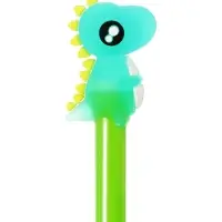 Ручка гелевая-прикол «Динозавр», жёлтый, штрихкод на штуке Ручка гелевая-прикол «Динозавр», жёлтый, штрихкод на штуке