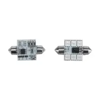 Автомобильная лампа с пультом, светодиодная C5W, 12 В, 6 SMD, 36 мм, набор 2 шт.