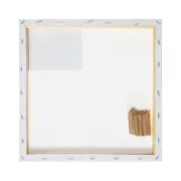 Холст на подрамнике, хлопок 100%, 1.6&times;30&times;30 см, акриловый грунт, мелкозернистый, 280 г/м&sup2;