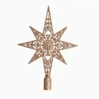 Ёлочные игрушки &laquo;Глория&raquo;, набор с верхушкой 43 шт. (32 шара, 4 сосульки, 6 звёзд), МИКС