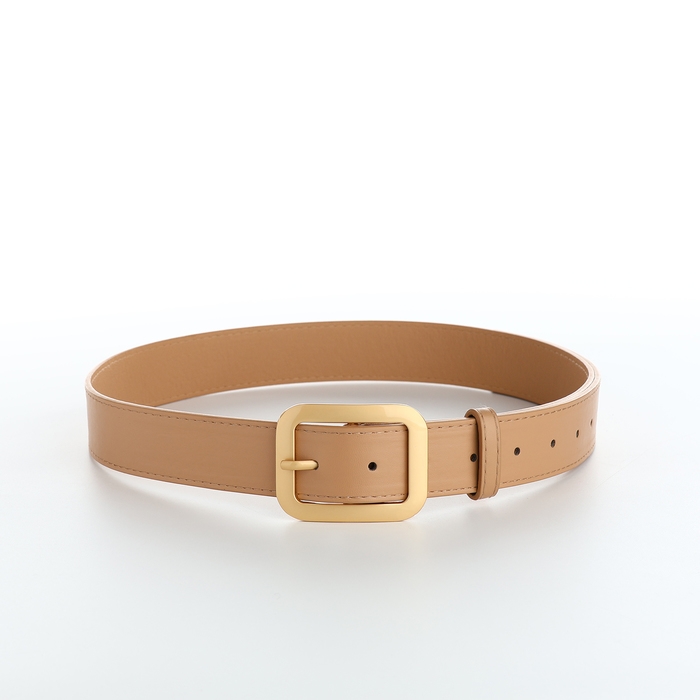 Ремень женский, ширина 3,5 см, цвет бежевый Ремень женский, ширина 3,5 см, цвет бежевый