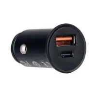 Переходник автомобильного зарядного устройства на USB + Type-C 30W CCALL-YS01 Baseus черный