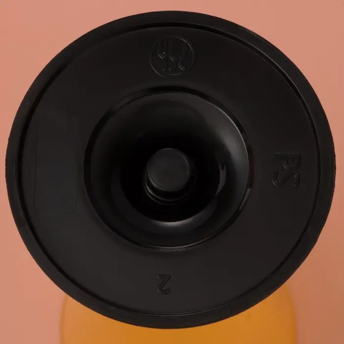 Фужер пластиковый одноразовый «Конус», 150-180 мл, жёлтый