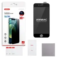 Защитное стекло iPh 7/8 черное ANMAC 3D Privacy с сеточкой Арт. 1137245