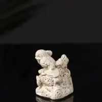 Набор фигурок &laquo;Нэцкэ&raquo;, 5 шт., 20&times;10&times;7 см, бежевый