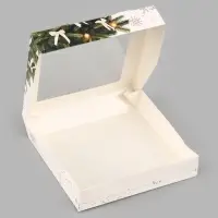 Коробка подарочная, самосборная &laquo;Елочка&raquo;, 20&times;20&times;4 см