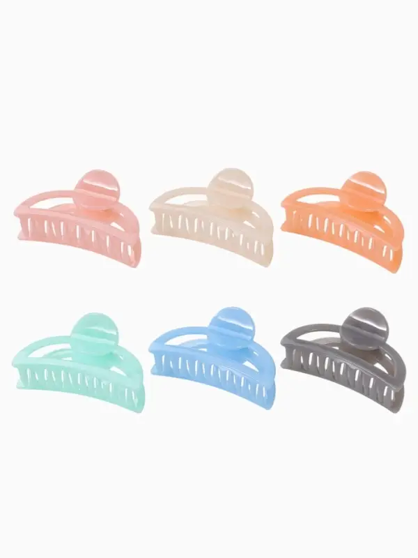 Крабик для волос &laquo;Глянец&raquo;, дуга круг люкс, 9 см, МИКС