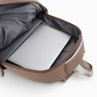 Рюкзак школьный &laquo;Котик&raquo;, 3 кармана, 2 отделения, 29&times;14&times;44 см, бежевый