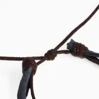 Браслет кожаный с подвеской &laquo;Бабочка и Бусины&raquo;, d=5 см, 3 нити, разноцветный