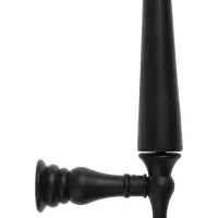 Крючок - держатель для штор CAPPIO KS053, алюминий, черный, 2 шт.