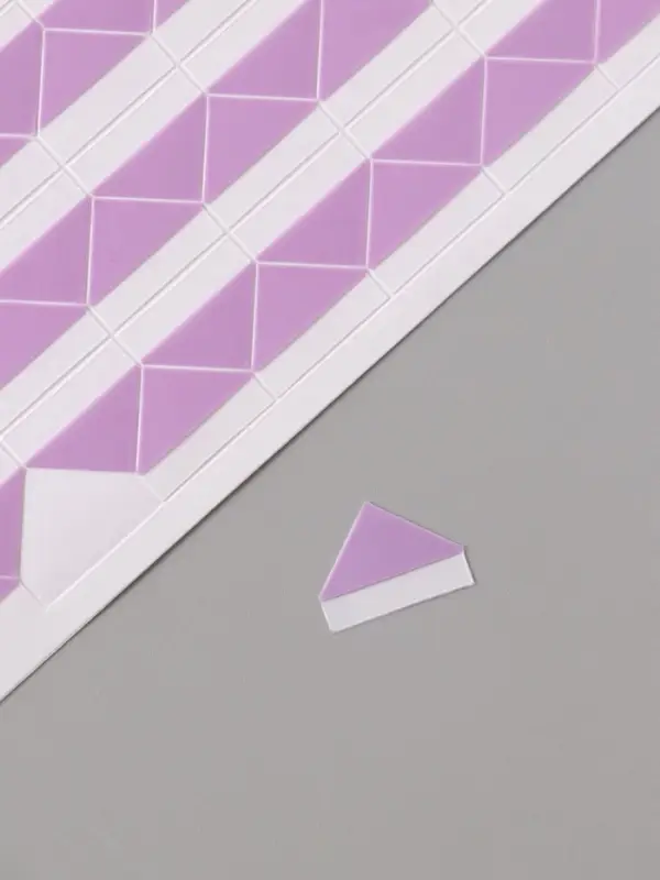 Набор уголков с кармашком для фотографий 102 уголка "Сиреневые" 10,3х14,8 см