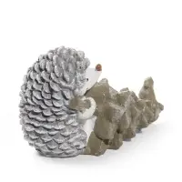 Фигурка полистоун &laquo;Ёжик несёт ёлочку с птичкой&raquo;, 14.5&times;7&times;9 см