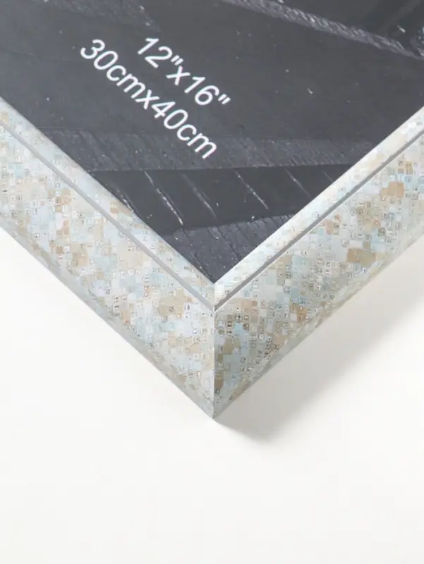 Фоторамка пластик 30х40 см "Марокканская мозаика" оттенки голубого 46х36х2 см