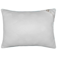 Подушка 50х70 стеганная (микрофибра/лебяжий пух), белый