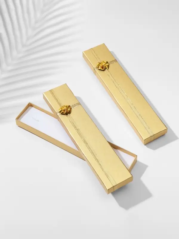 Набор коробочек подарочных 6шт. под браслет/часы &laquo;Слиток&raquo;, 21&times;4, цвет золото (1195297)