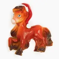 Магнит новогодний на холодильник &laquo;Лошадь в колпаке&raquo;