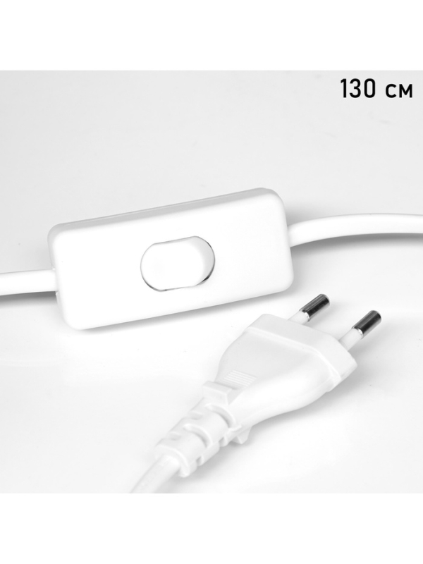 Лампа настольная Лампа настольная "Скала" 1х40Вт Е27 серый/белый 20х20х32см