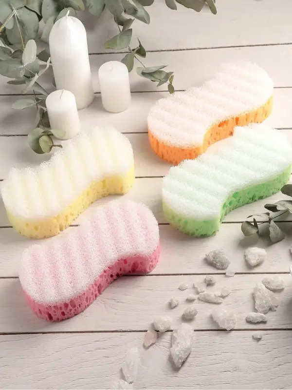 Губка для тела массажная «Наслаждение», 18×9,5×5 см, цвет МИКС Губка для тела массажная «Наслаждение», 18×9,5×5 см, цвет МИКС